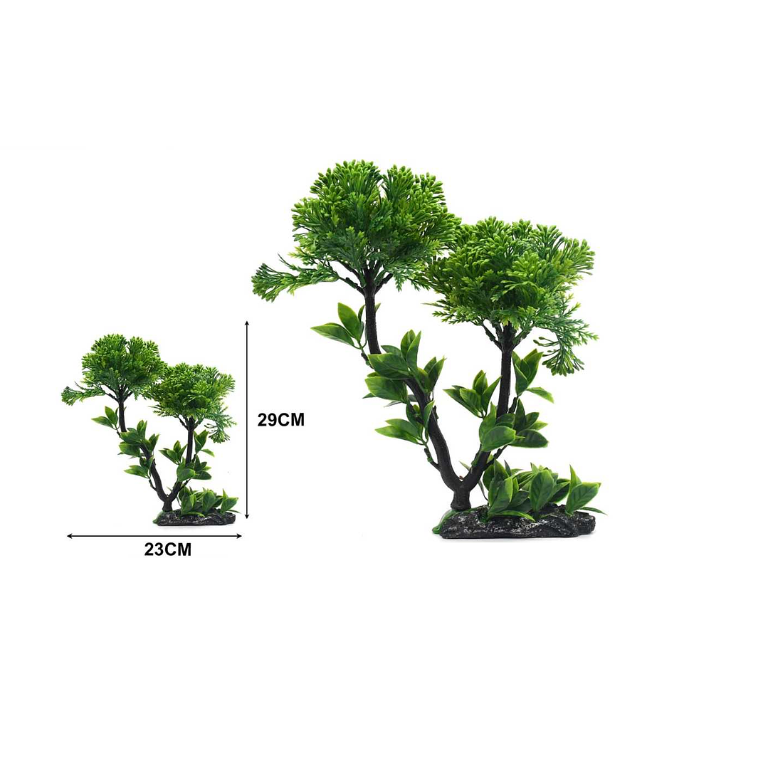 PLANTA ACUATICA DECORATIVA 23X29 CM 1