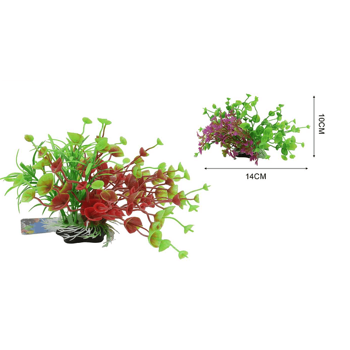 PLANTA ACUATICA DECORATIVA 14X10CM 1