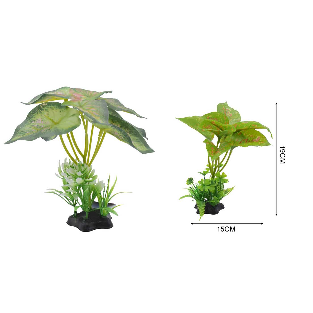 PLANTA ACUATICA DECORATIVA 15X19CM 1