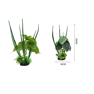 PLANTA ACUATICA DECORATIVA 16X25CM