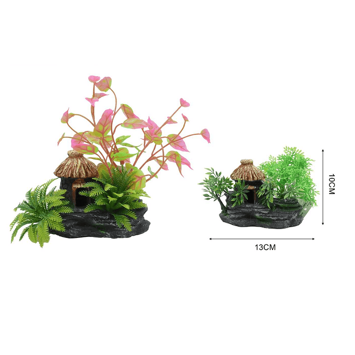 PLANTA ACUATICA DECORATIVA 13X10CM 1