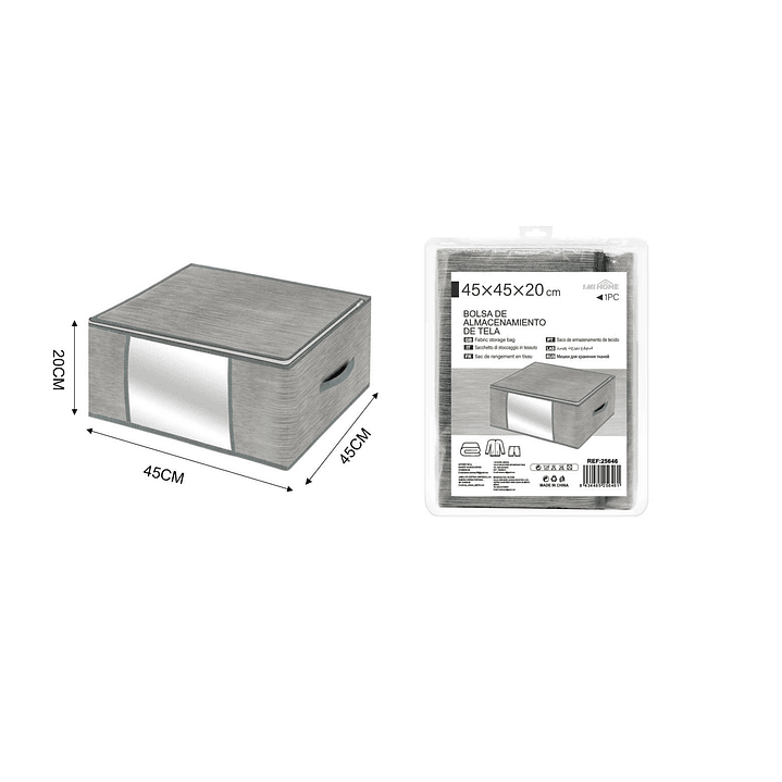 BOLSA DE ALMACENAMIENTO DE TELA 45CM 1