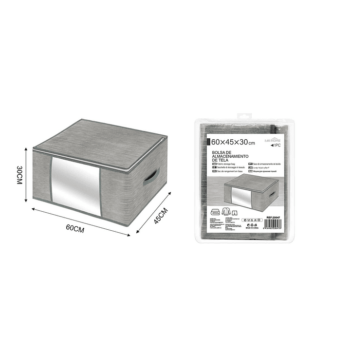 BOLSA DE ALMACENAMIENTO DE TELA 60CM 1