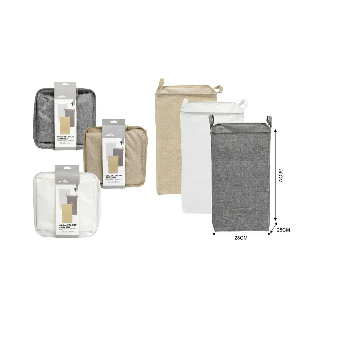 ORGANIZADOR DE TELA PARA ARMARIO 56X28CM 1
