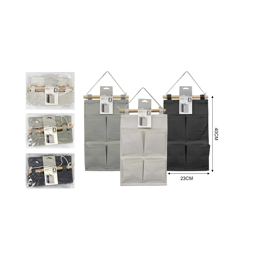  ORGANIZADOR DE TELA 40X23CM 1