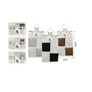  ORGANIZADOR DE TELA 23X40CM