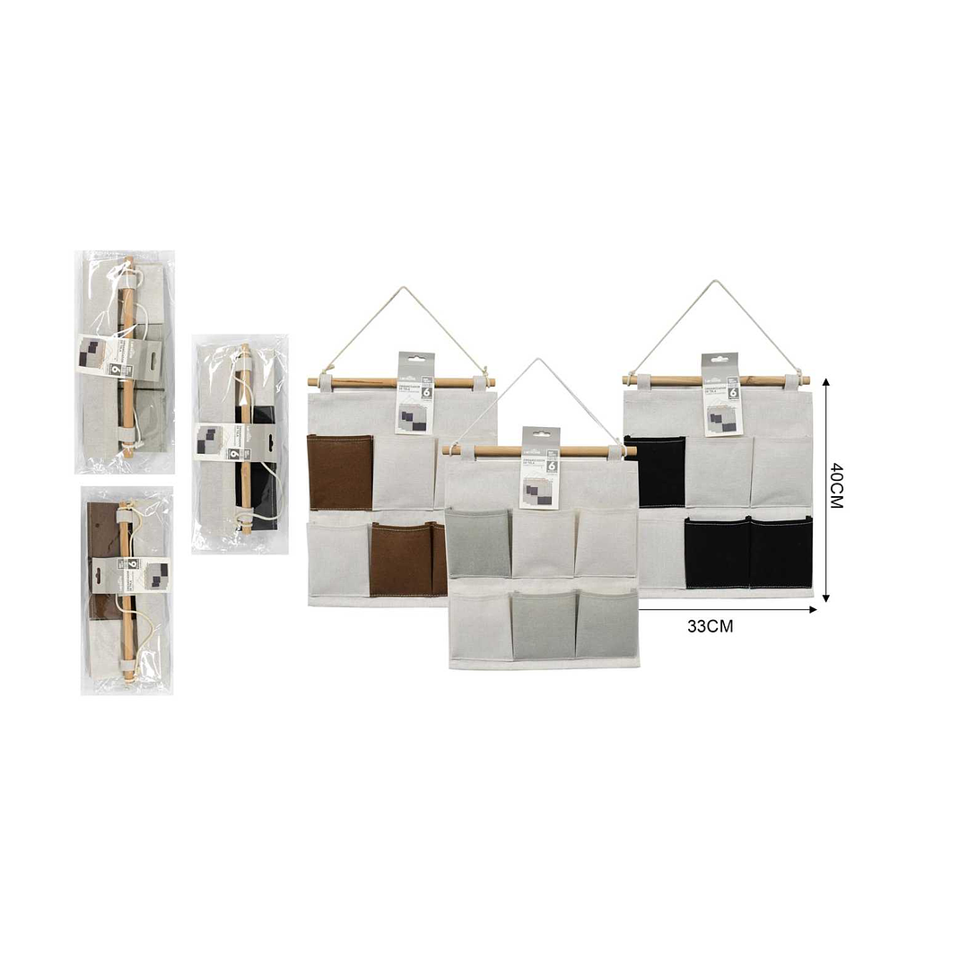 ORGANIZADOR DE TELA 33X40CM 1