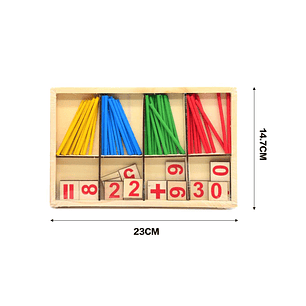 JUEGO DIDÁCTICO CONTEO MATEMÁTICO 23CM