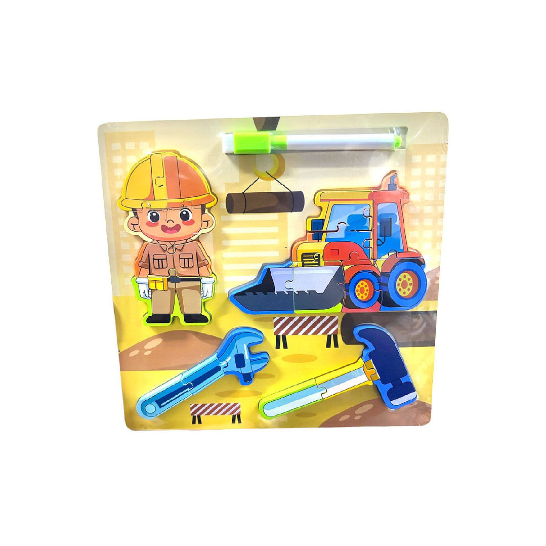PUZZLE DE MADERA PROFESIONES 22.5CM 3