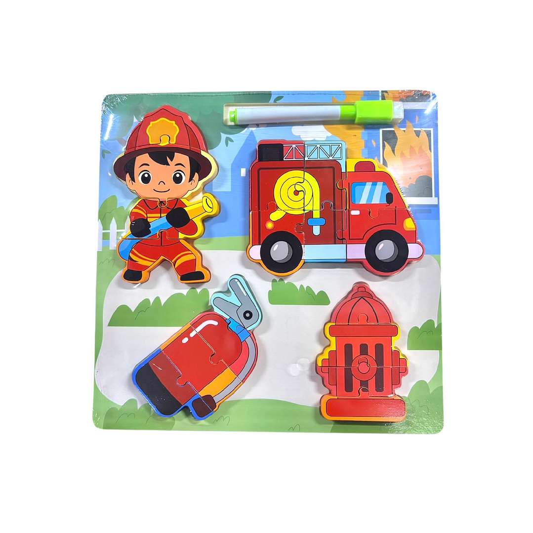 PUZZLE DE MADERA PROFESIONES 22.5CM 8