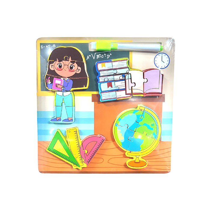 PUZZLE DE MADERA PROFESIONES 22.5CM 9