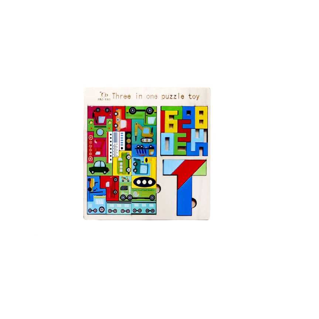 PUZZLE DE MADERA DIDACTICOS PARA NIÑOS 22.3CM 2