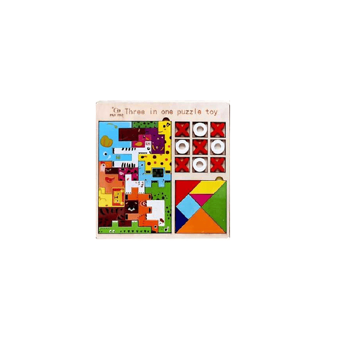 PUZZLE DE MADERA DIDACTICOS PARA NIÑOS 22.3CM 4