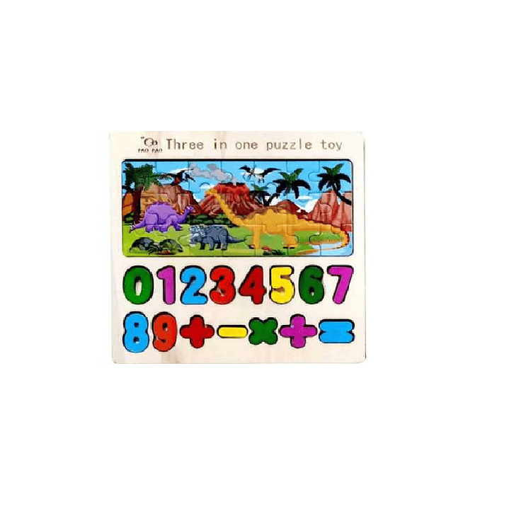 PUZZLE DE MADERA DIDACTICOS PARA NIÑOS 22.3CM 6