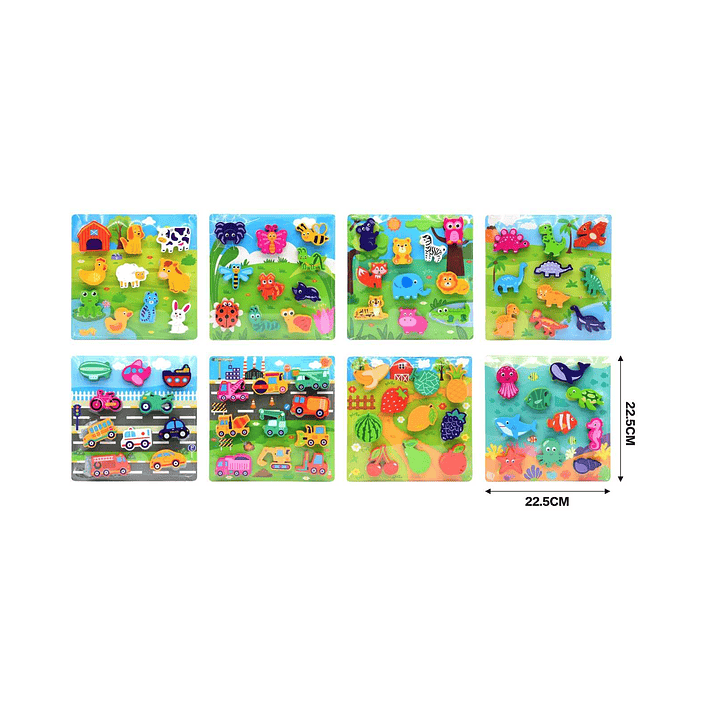 ROMPECABEZAS DE VELCRO  22.5CM  1