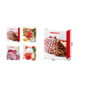 BOLSA DE REGALO NAVIDAD 12X14CM