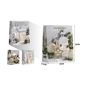 BOLSA DE REGALO NAVIDAD 18X24CM