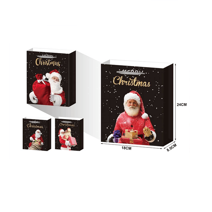 BOLSA DE REGALO NAVIDAD 18X24CM 1