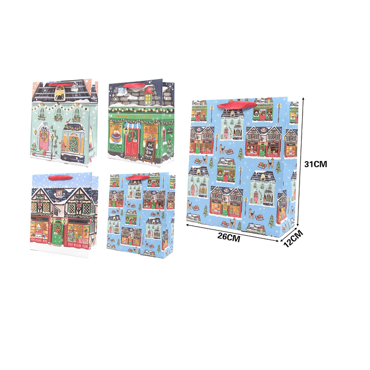BOLSA DE REGALO NAVIDAD 26X31CM 1