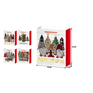 BOLSA DE REGALO NAVIDAD 26X32CM