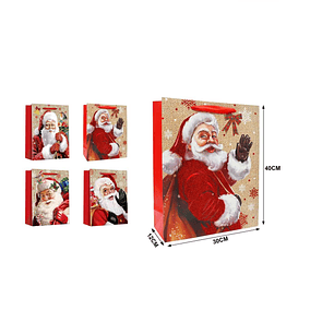 BOLSA DE REGALO NAVIDAD 30X40CM