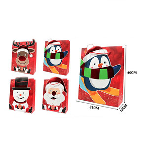 BOLSA DE REGALO NAVIDAD 31X40CM