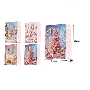 BOLSA DE REGALO NAVIDAD 31X42CM