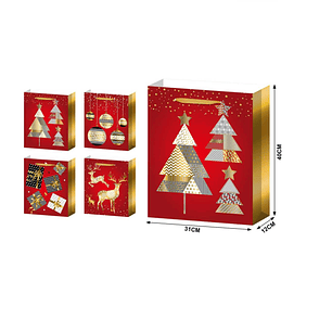 BOLSA DE REGALO NAVIDAD 31X40CM