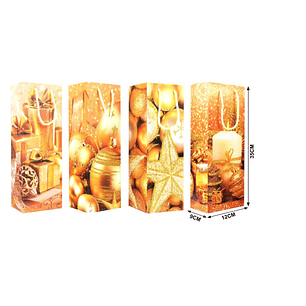 BOLSA DE REGALO BOTELLA DE VINO 12X35CM