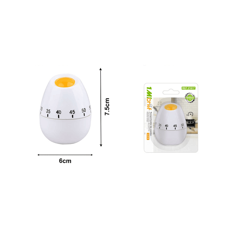 TEMPORIZADOR DE COCINA EN FORMA DE HUEVO 1