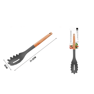 CUCHARA PASTA COLADOR 31.5X6CM UTENSILIO DE COCINA 