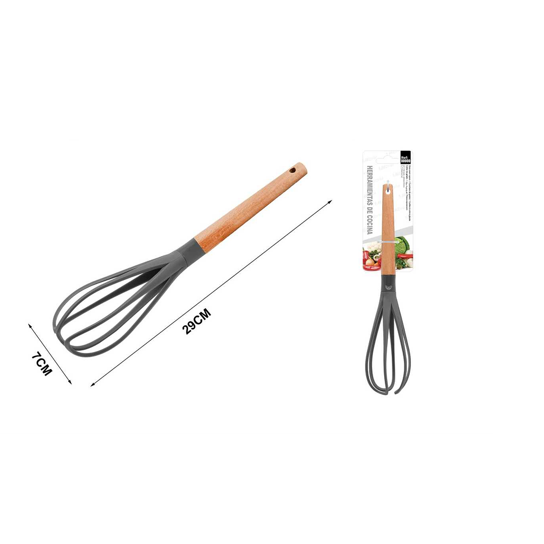 BATIDOR MANUAL DE HUEVOS 29X7CM UTENSILIO DE COCINA 1