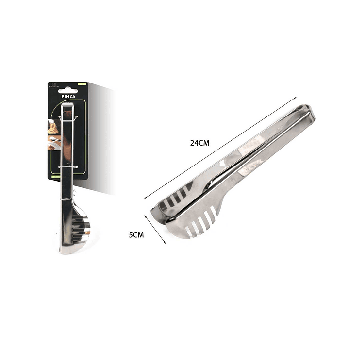 PINZA BUFFET RANURADA DOBLE 24CM 1