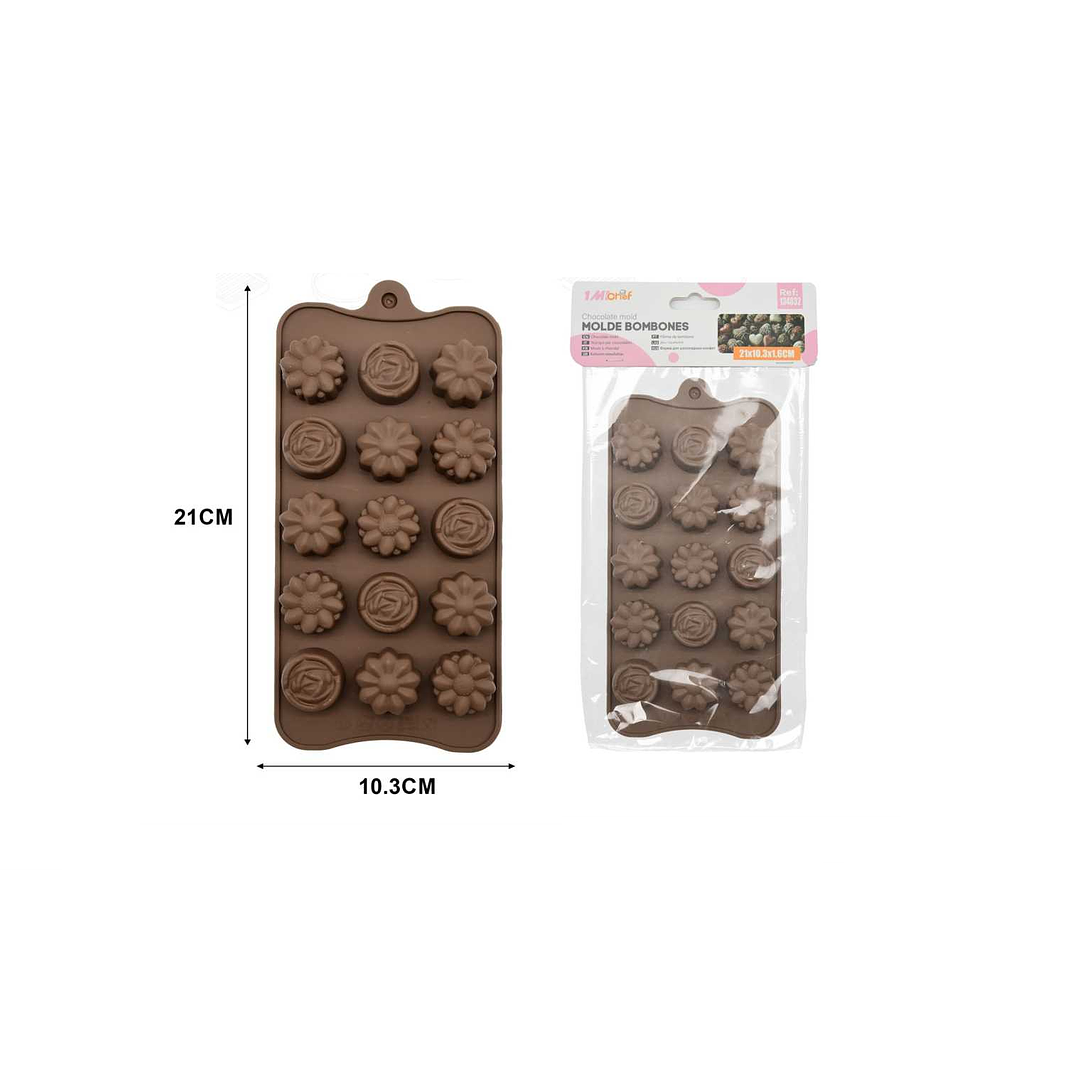 MOLDE DE SILICONA PARA BOMBONES 21CM 1