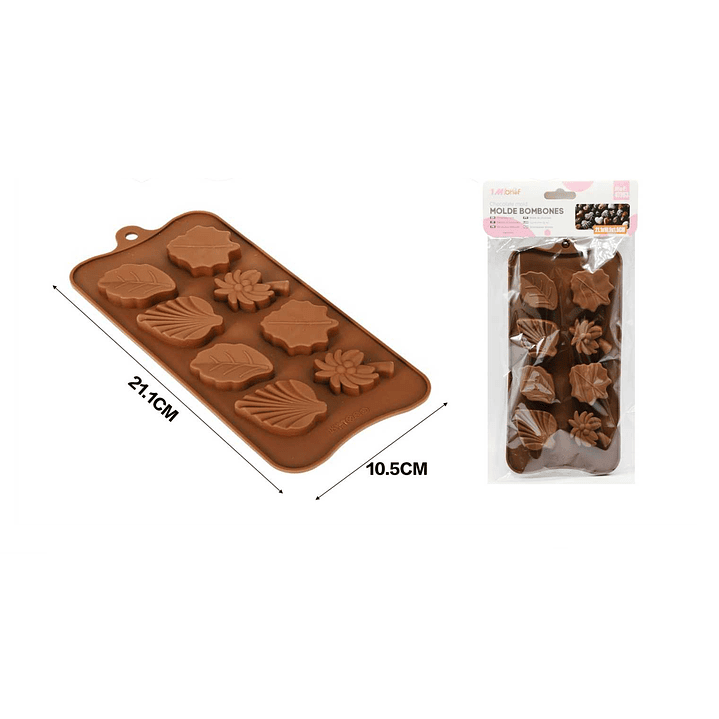 MOLDE DE SILICONA PARA BOMBONES 21.1CM 1