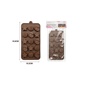 MOLDE DE SILICONA PARA BOMBONES 19.6CM