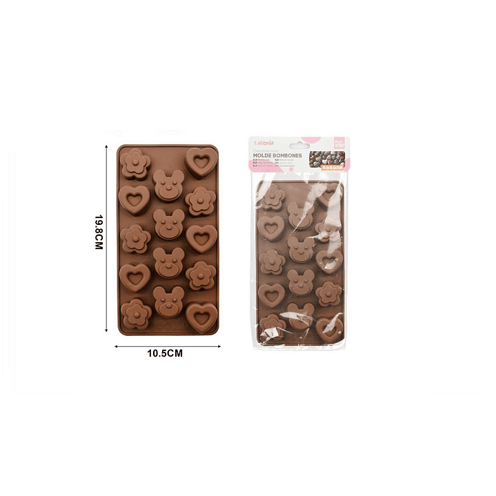 MOLDE DE SILICONA PARA BOMBONES 19.8CM 1