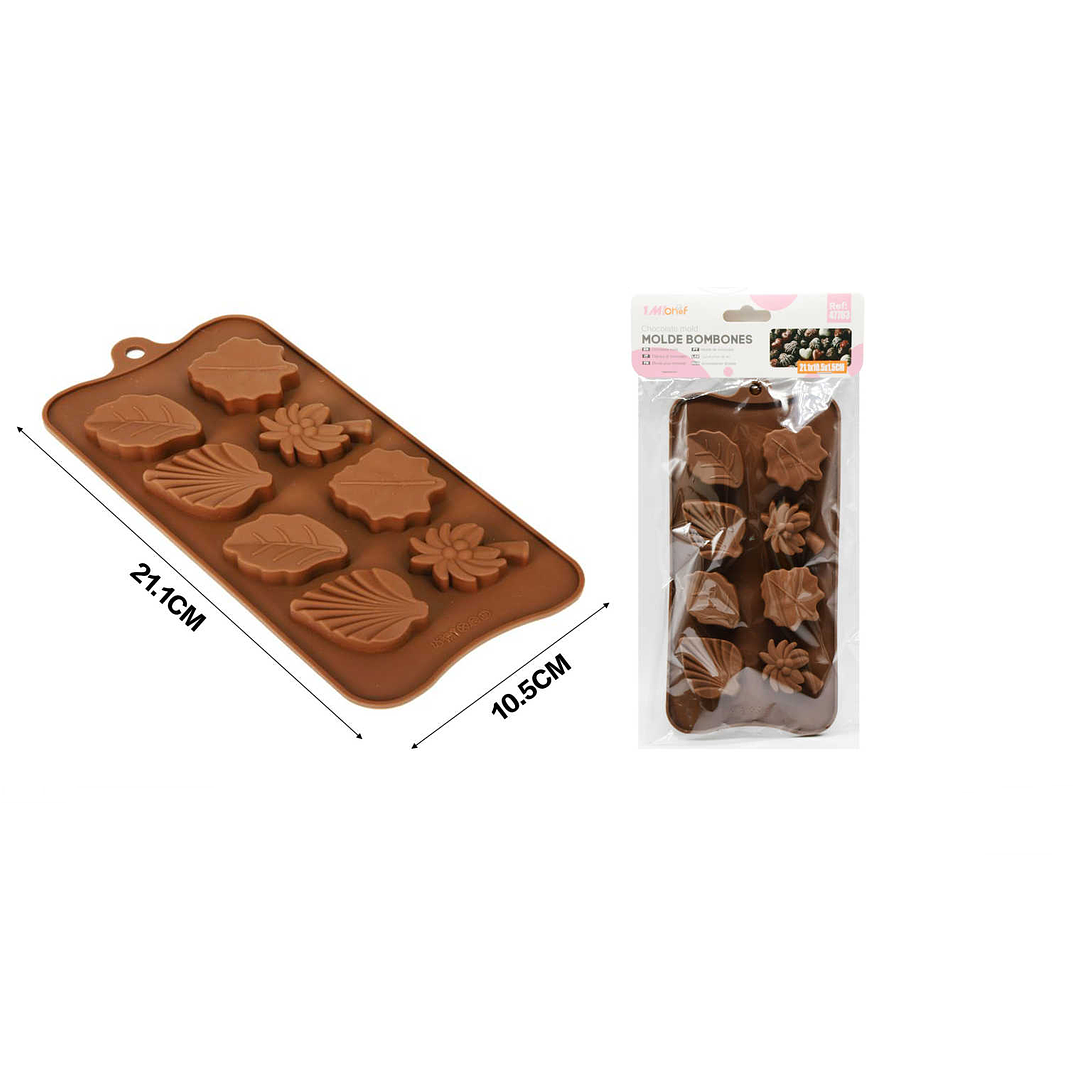 MOLDE DE SILICONA PARA BOMBONES 21.1CM 1