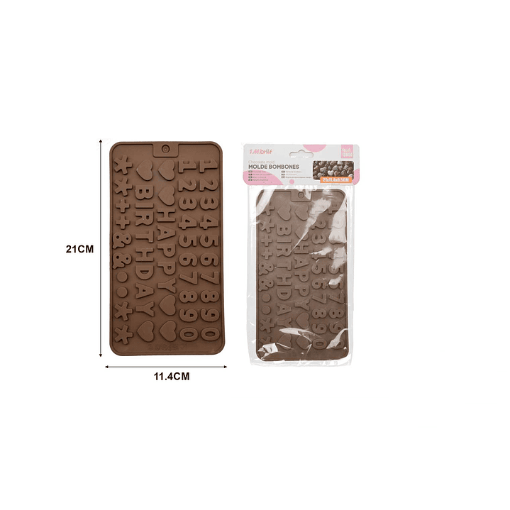 MOLDE DE SILICONA PARA BOMBONES 21CM 1