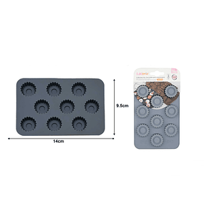 MOLDE DE SILICONA PEQUEÑO ENGRANAJES 9.5CM