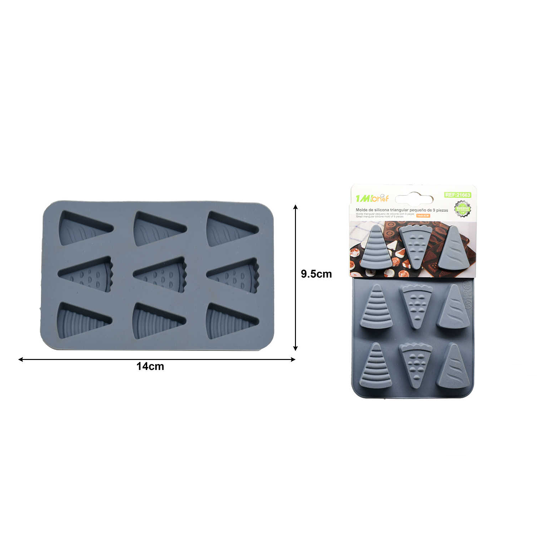 MOLDE DE SILICONA PEQUEÑO PIZZA 9.5CM 1