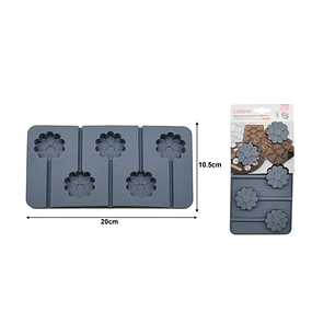 MOLDE DE SILICONA PEQUEÑO FLOR 10.5CM