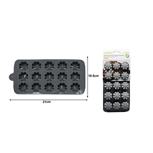 MOLDE DE SILICONA PEQUEÑO FLOR 10.5CM