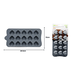 MOLDE DE SILICONA PEQUEÑO CORAZON 10CM