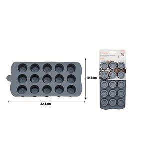 MOLDE REDONDOS DE CHOCOLATE SILICONA 15 