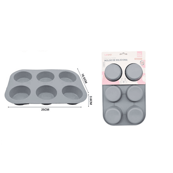 MOLDE DE SILICONA 25CM 1