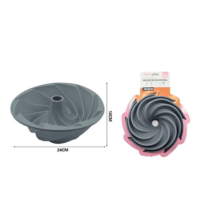 MOLDE DE SILICONA 24CM 1