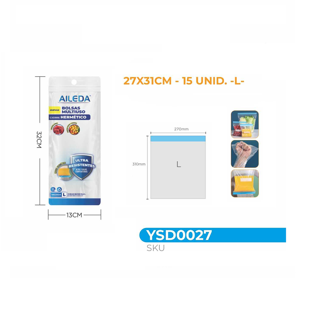 BOLSAS MULTIUSOS TALLA 