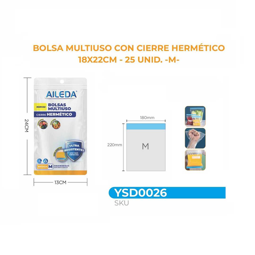 BOLSAS MULTIUSO TALLA 