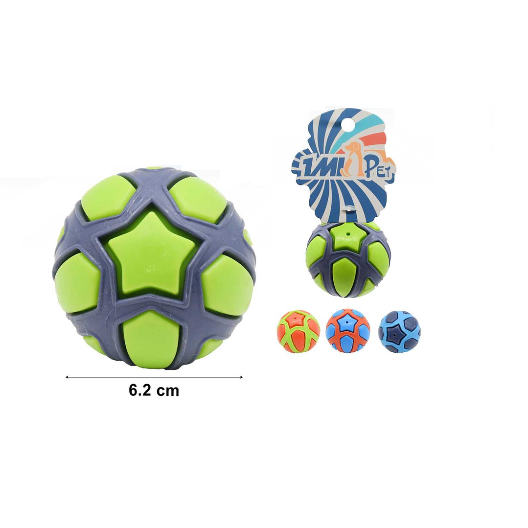 PELOTA JUGUETE PARA PERROS  6.2CM 1